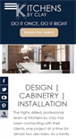 Mobile Screenshot of kitchensbyclay.com